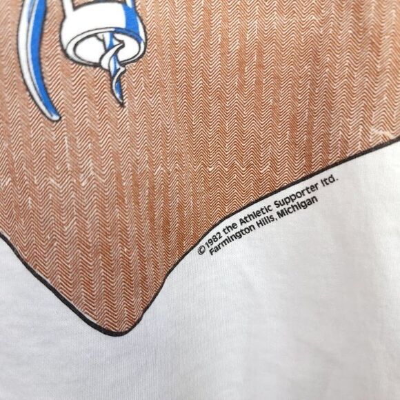 Bartender T Shirt Vintage 80s All Over Print Party Liquor Made In USA Mens - Picture 4 of 8